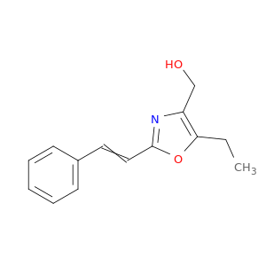 4-Oxazolemethanol, 5-ethyl-2-(2-phenylethenyl)-
