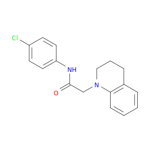 1(2H)-Quinolineacetamide, N-(4-chlorophenyl)-3,4-dihydro-