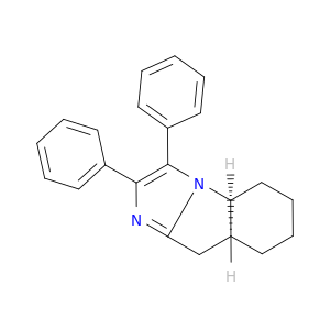 6H-Imidazo[1,2-a]indole, 4a,5,7,8,8a,9-hexahydro-2,3-diphenyl-, cis-