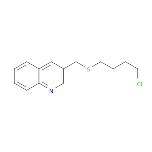 Quinoline, 3-[[(4-chlorobutyl)thio]methyl]-