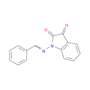 1H-Indole-2,3-dione, 1-[(phenylmethylene)amino]-