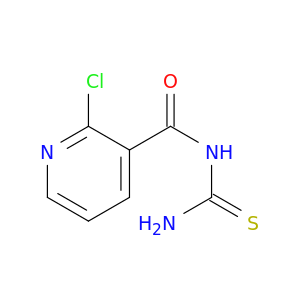 3-Pyridinecarboxamide, N-(aminothioxomethyl)-2-chloro-