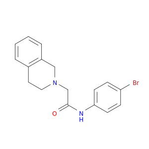 2(1H)-Isoquinolineacetamide, N-(4-bromophenyl)-3,4-dihydro-