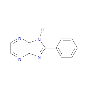 1H-Imidazo[4,5-b]pyrazine, 2-phenyl-