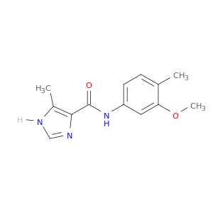 1H-Imidazole-4-carboxamide, N-(3-methoxy-4-methylphenyl)-5-methyl-
