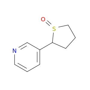 Pyridine, 3-(tetrahydro-1-oxido-2-thienyl)-
