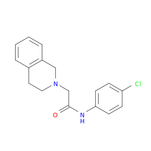 2(1H)-Isoquinolineacetamide, N-(4-chlorophenyl)-3,4-dihydro-