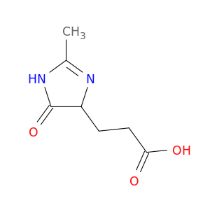 1H-Imidazole-4-propanoic acid, 4,5-dihydro-2-methyl-5-oxo-