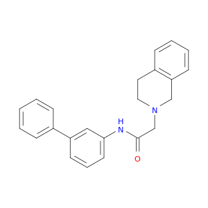 2(1H)-Isoquinolineacetamide, N-[1,1'-biphenyl]-3-yl-3,4-dihydro-