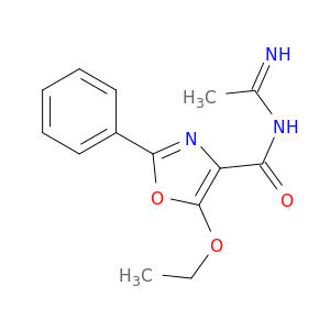 4-Oxazolecarboxamide, 5-ethoxy-N-(1-iminoethyl)-2-phenyl-