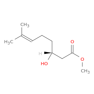 6-Octenoic acid, 3-hydroxy-7-methyl-, methyl ester, (3R)-