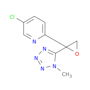 Pyridine, 5-chloro-2-[2-(1-methyl-1H-tetrazol-5-yl)oxiranyl]-