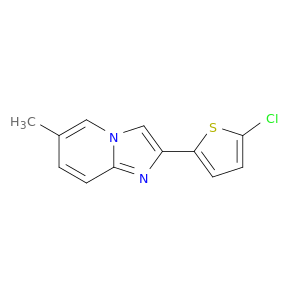 Imidazo[1,2-a]pyridine, 2-(5-chloro-2-thienyl)-6-methyl-