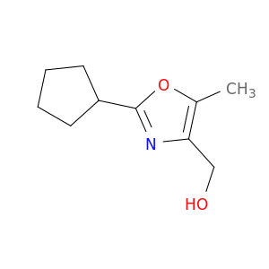 4-Oxazolemethanol, 2-cyclopentyl-5-methyl-