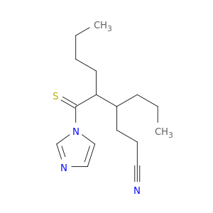 1H-Imidazole, 1-[2-butyl-3-(2-cyanoethyl)-1-thioxohexyl]-