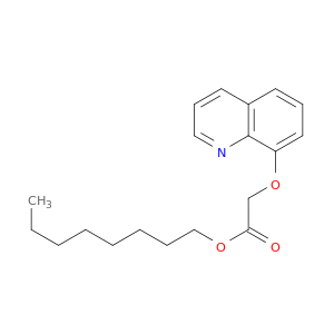 Acetic acid, (8-quinolinyloxy)-, octyl ester