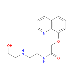 Acetamide, N-[2-[(2-hydroxyethyl)amino]ethyl]-2-(8-quinolinyloxy)-
