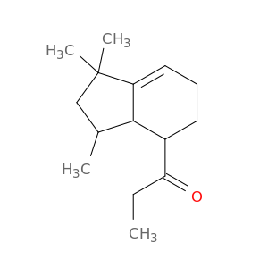 1-Propanone, 1-(2,3,3a,4,5,6-hexahydro-1,1,3-trimethyl-1H-inden-4-yl)-