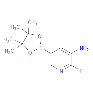 2-氟-5-(4,4,5,5-四甲基-1,3,2-二氧硼杂环戊烷-2-基)吡啶-3-胺