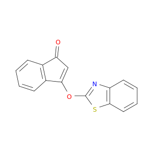 1H-Inden-1-one, 3-(2-benzothiazolyloxy)-