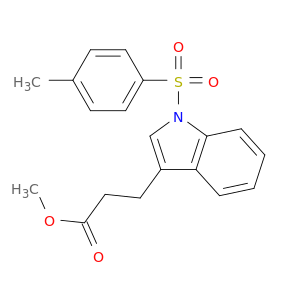 1H-Indole-3-propanoic acid, 1-[(4-methylphenyl)sulfonyl]-, methyl ester