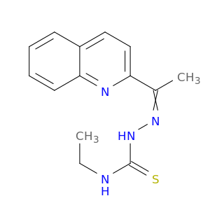 Hydrazinecarbothioamide, N-ethyl-2-[1-(2-quinolinyl)ethylidene]-
