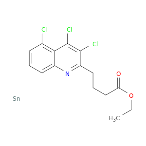 Tin, trichloro(4-ethoxy-4-oxobutyl)(quinoline)-