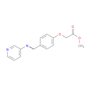 Acetic acid, [4-[(3-pyridinylimino)methyl]phenoxy]-, methyl ester