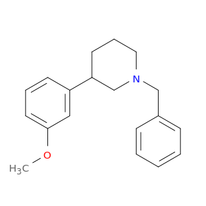 Piperidine, 3-(3-methoxyphenyl)-1-(phenylmethyl)-