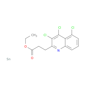 Tin, trichloro(3-ethoxy-3-oxopropyl)(quinoline)-