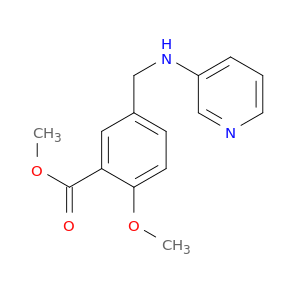 Benzoic acid, 2-methoxy-5-[(3-pyridinylamino)methyl]-, methyl ester