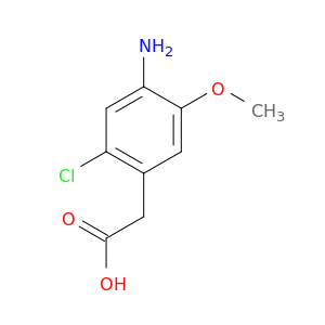 2-(4-amino-2-chloro-5-methoxyphenyl)acetic acid