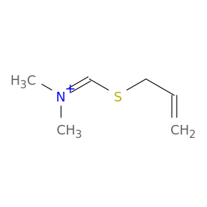 Methanaminium, N-methyl-N-[(2-propenylthio)methylene]-