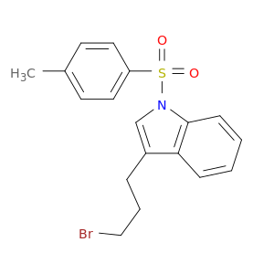 1H-Indole, 3-(3-bromopropyl)-1-[(4-methylphenyl)sulfonyl]-