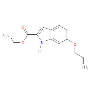 1H-Indole-2-carboxylic acid, 6-(2-propenyloxy)-, ethyl ester