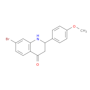 4(1H)-Quinolinone, 7-bromo-2,3-dihydro-2-(4-methoxyphenyl)-
