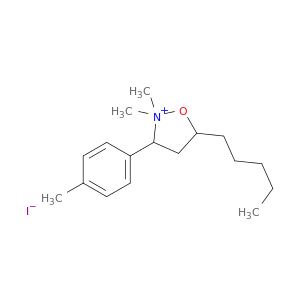 Isoxazolidinium, 2,2-dimethyl-3-(4-methylphenyl)-5-pentyl-, iodide