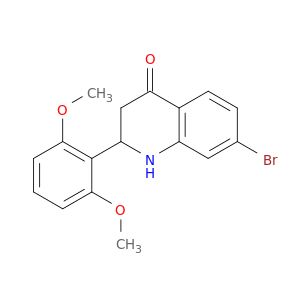 4(1H)-Quinolinone, 7-bromo-2-(2,6-dimethoxyphenyl)-2,3-dihydro-