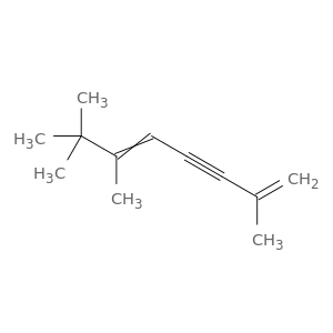 1,5-Octadien-3-yne, 2,6,7,7-tetramethyl-