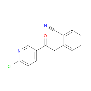 2-CHLORO-5-[2-(2-CYANOPHENYL)-1-OXOETHYL]PYRIDINE