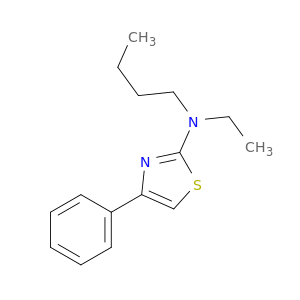 2-Thiazolamine, N-butyl-N-ethyl-4-phenyl-