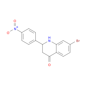 4(1H)-Quinolinone, 7-bromo-2,3-dihydro-2-(4-nitrophenyl)-