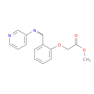 Acetic acid, [2-[(3-pyridinylimino)methyl]phenoxy]-, methyl ester