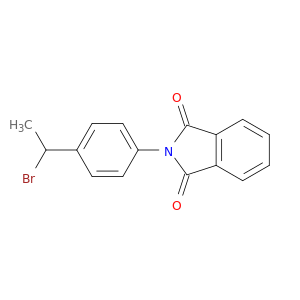 1H-Isoindole-1,3(2H)-dione, 2-[4-(1-bromoethyl)phenyl]-