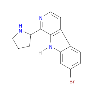 9H-Pyrido[3,4-b]indole, 7-bromo-1-(2-pyrrolidinyl)-