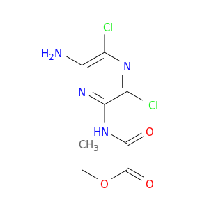 Acetic acid, [(6-amino-3,5-dichloropyrazinyl)amino]oxo-, ethyl ester
