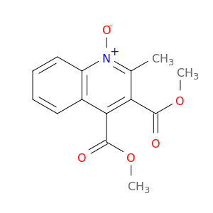 3,4-Quinolinedicarboxylic acid, 2-methyl-, dimethyl ester, 1-oxide