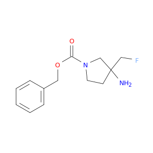 benzyl 3-amino-3-(fluoromethyl)pyrrolidine-1-carboxylate