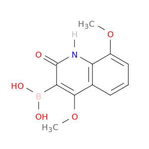 Boronic acid, (1,2-dihydro-4,8-dimethoxy-2-oxo-3-quinolinyl)-
