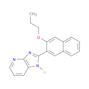 1H-Imidazo[4,5-b]pyridine, 2-(3-propoxy-2-naphthalenyl)-